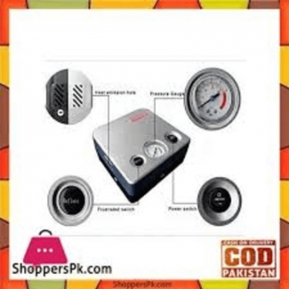 Toyota 12 Volt Portable Electric Car Air Compressor with Heavy Duty Motor and Accessories Price in Pakistan | LAPTAB