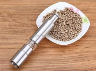 Stainless Steel Handheld Black Pepper Grinder Mill with Ceramic Mechanism Price in Pakistan | LAPTAB