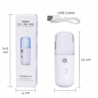 Nano Mini Mist Spray Facial Sprayer USB Rechargeable Moisturizing Hydration Tool Price in Pakistan | LAPTAB