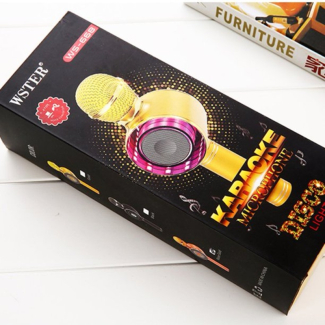 WS-668 Bluetooth KTV Singing Microphone with USB Speaker, TF Card, and U Disk Support Price in Pakistan | LAPTAB