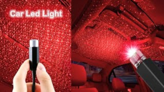 Mini LED Car Roof Star Night Light Projector with 2 OTG USB Plugs and Adjustable Angle Price in Pakistan | LAPTAB