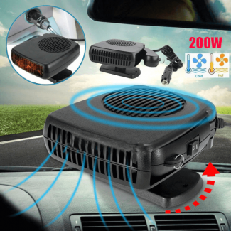 12V Portable Car Heater Fan with 360? Rotating Mount for Defrosting and Demisting Price in Pakistan | LAPTAB