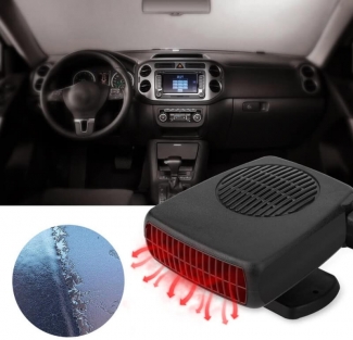 12V Portable Car Heater Fan with 360? Rotating Mount for Defrosting and Demisting