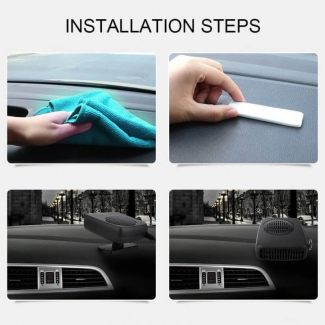 12V Portable Car Heater Fan with 360? Rotating Mount for Defrosting and Demisting Price in Pakistan | LAPTAB