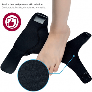 Ankle Support Brace with Adjustable Straps, Neoprene, Silicone Grip, Open Heel Design Price in Pakistan | LAPTAB