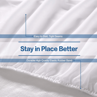 100% Waterproof Mattress Protector with Cotton Terry Top and Deep Pocket Fit up to 18 Price in Pakistan | LAPTAB
