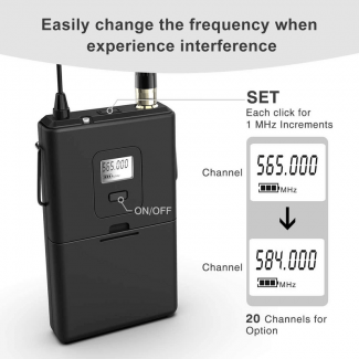 FIFINE USB Wireless Microphone System with Headset and Lavalier, UHF Band Price in Pakistan | LAPTAB