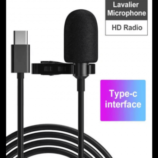 Lavelier Microphone Xo Mic Type C 2m Wire Lightweight Lavalier Condenser with Noise Isolation and Mode Switch Price in Pakistan | LAPTAB