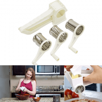 Three-in-one Hand-Rolled Tube Cutter Vegetable Grinder 
