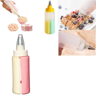 2in1 Twin Double Cake Decorating Icing Bottle for Cookies, Cupcakes, and Cakes Price in Pakistan | LAPTAB