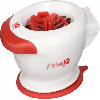 Strawberry Tool White/Red with Suction Cup for One-Handed Slicing and Coring Price in Pakistan | LAPTAB