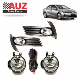 Toyota Corolla 2018 Fog Light Lamp with Chrome High Beam, Quality Fit