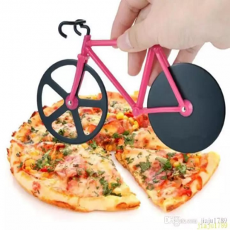 Stainless Steel Bicycle Pizza Wheel Cutter