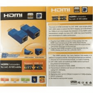 HDMI Extender by Cat-6/6E for Connecting HDMI Ports with Flexible Cable Length Price in Pakistan | LAPTAB