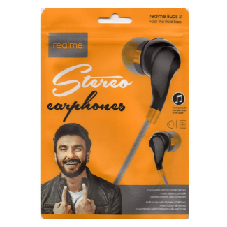 Realme Stereo Earphones with Durable Silicone Earbuds and 3.5mm Jack, 1.2m Cable Price in Pakistan | LAPTAB
