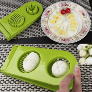2 in 1 Egg Cutter with Durable ABS Plastic Base and Rust-Proof Stainless Steel Blades Price in Pakistan | LAPTAB