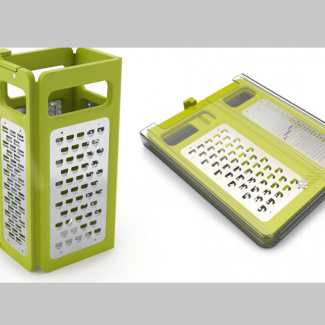 4 in 1 Folding Box Grater with Lockable Stainless Steel Blades, Space-Saving Design Price in Pakistan | LAPTAB