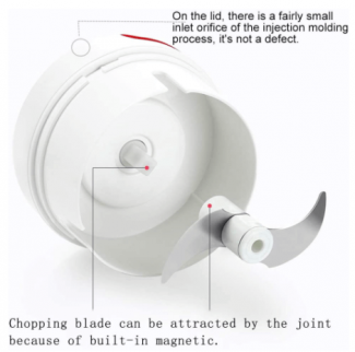 Kitchen Mini Garlic Grinder Food Chopper with Dual Stainless Steel Blades and Ergonomic Handle Price in Pakistan | LAPTAB