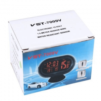 VST-7009V 4-in-1 Digital Car Clock with Voltage, Temperature, and LED Backlight Display Price in Pakistan | LAPTAB
