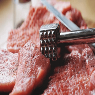 Meat Tenderizer Hammer Pounder with Dual Sides, Food-Grade Metal, Ergonomic for Arthritis Price in Pakistan | LAPTAB