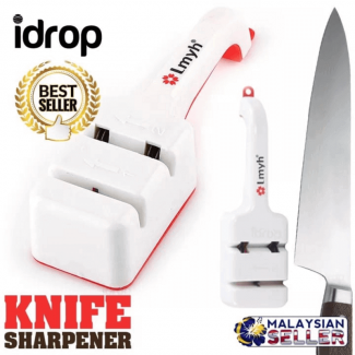 Dual Slot Knife Sharpener with Non-Slip Handle and ABS Material for Quick Sharpening Price in Pakistan | LAPTAB