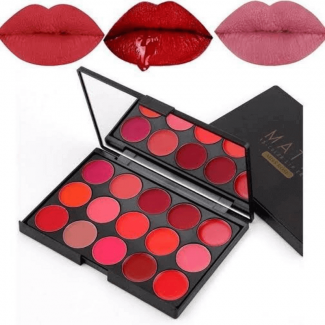 Miss Rose Matte 15 Color Lip Cream Palette
