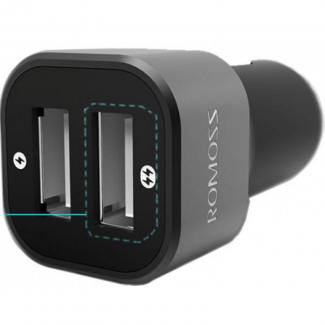 Romoss Rocket Power AM12 Car Charger 2USB 2.4A Universal Mini Adapter Price in Pakistan | LAPTAB