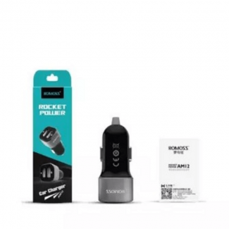 Romoss Rocket Power AM12 Car Charger 2USB 2.4A Universal Mini Adapter Price in Pakistan | LAPTAB