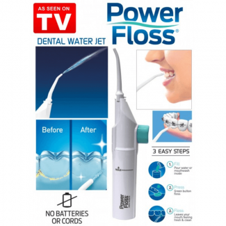 Power Floss Air Powered Dental Water Jet ? Cordless, Ergonomic Water Flosser for Braces and Hard-to-Reach Areas Price in Pakistan | LAPTAB