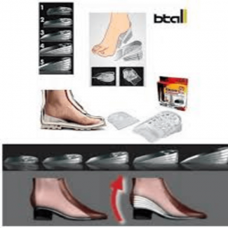 Height Increasing Silicone Insoles by Al Instante, Removable Inserts, 5cm Boost Price in Pakistan | LAPTAB