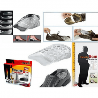 Height Increasing Silicone Insoles by Al Instante, Removable Inserts, 5cm Boost Price in Pakistan | LAPTAB