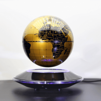 Magnetic Levitation Floating Globe Medium with Touch Control LED Base and Wireless Charging Price in Pakistan | LAPTAB