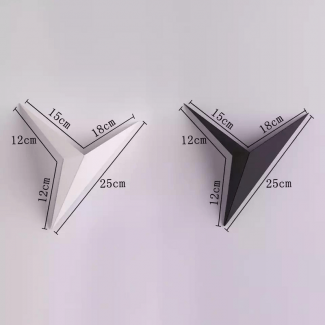 Modern Minimalist Triangle LED Wall Lamp, Nordic Style, Soft Ambient Light for Home Price in Pakistan | LAPTAB