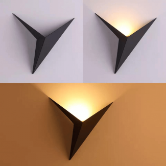 Modern minimalist triangle shape LED Wall Lamps