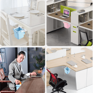 Retractable Adhesive Small Dustbin for Office Desk, Durable PP Waste Bin and Storage Box Price in Pakistan | LAPTAB