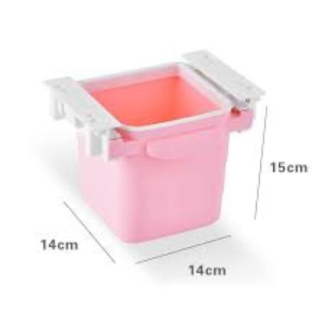 Retractable Adhesive Small Dustbin for Office Desk, Durable PP Waste Bin and Storage Box Price in Pakistan | LAPTAB