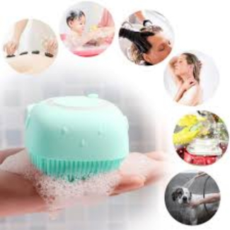 Silicone Massage Bath Brush with Built-in Liquid Soap Dispenser for Skin Care Price in Pakistan | LAPTAB