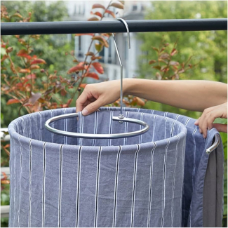 Metal-spiral drying hanger