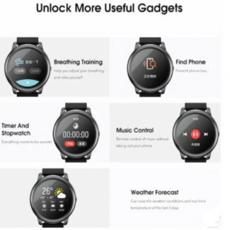 Haylou Smart Watch LS05 with 24/7 Heart Rate, Blood Oxygen, 12 Sport Modes, and Music Control Price in Pakistan | LAPTAB