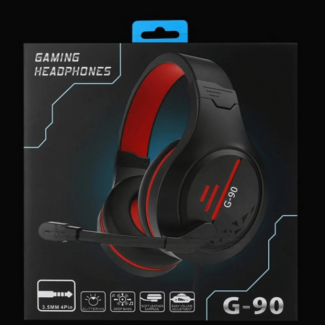 G90 Wired Bass Gaming Headset with Noise Isolation, Flexible Mic, and LED Lights Price in Pakistan | LAPTAB