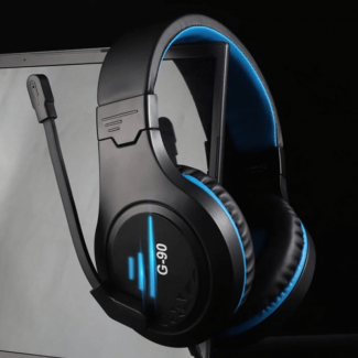 G90 Wired Bass Gaming Headset with Noise Isolation, Flexible Mic, and LED Lights Price in Pakistan | LAPTAB