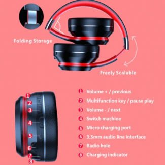 Lenovo HD200 Bluetooth Headphones with Hi-Fi Sound, Comfortable Fit, Foldable Design Price in Pakistan | LAPTAB