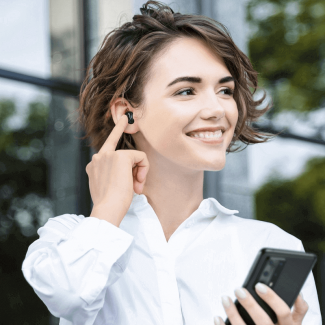 Baseus Twin Wireless Earphone WM01-01 Encok In-Ear Bluetooth Earbuds with 5-Hour Playtime and Compact Charging Case Price in Pakistan | LAPTAB