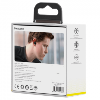 Baseus Twin Wireless Earphone WM01-01 Encok In-Ear Bluetooth Earbuds with 5-Hour Playtime and Compact Charging Case Price in Pakistan | LAPTAB