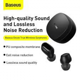 Baseus Twin Wireless Earphone WM01-01 Encok In-Ear Bluetooth Earbuds with 5-Hour Playtime and Compact Charging Case Price in Pakistan | LAPTAB