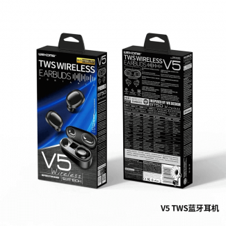Remax V5 TWS Wireless Earbuds with Display, Bluetooth, Charging Dock, Clear Voice Price in Pakistan | LAPTAB