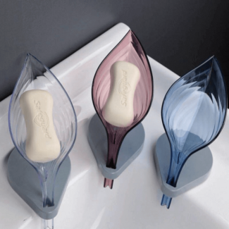 Leaf Shaped Hollow Soap Storage Holder with Suction Cup for Bathroom and Kitchen Price in Pakistan | LAPTAB