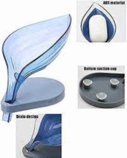 Leaf Shaped Hollow Soap Storage Holder with Suction Cup for Bathroom and Kitchen Price in Pakistan | LAPTAB