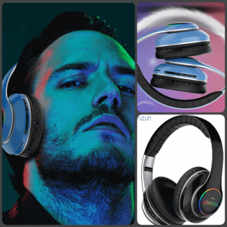 AS-WH03 Foldable Bluetooth Wireless Headset with 20hr Playtime, 6 EQ Modes, HD Mic Price in Pakistan | LAPTAB
