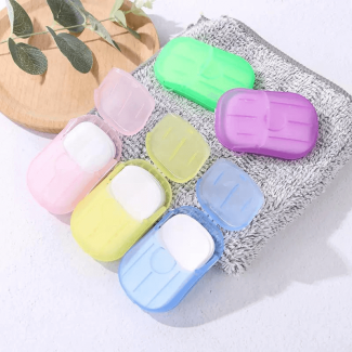 Portable Disposable Hand Washing Soap Paper Holder ? Compact, Hygienic, Travel-Friendly Price in Pakistan | LAPTAB